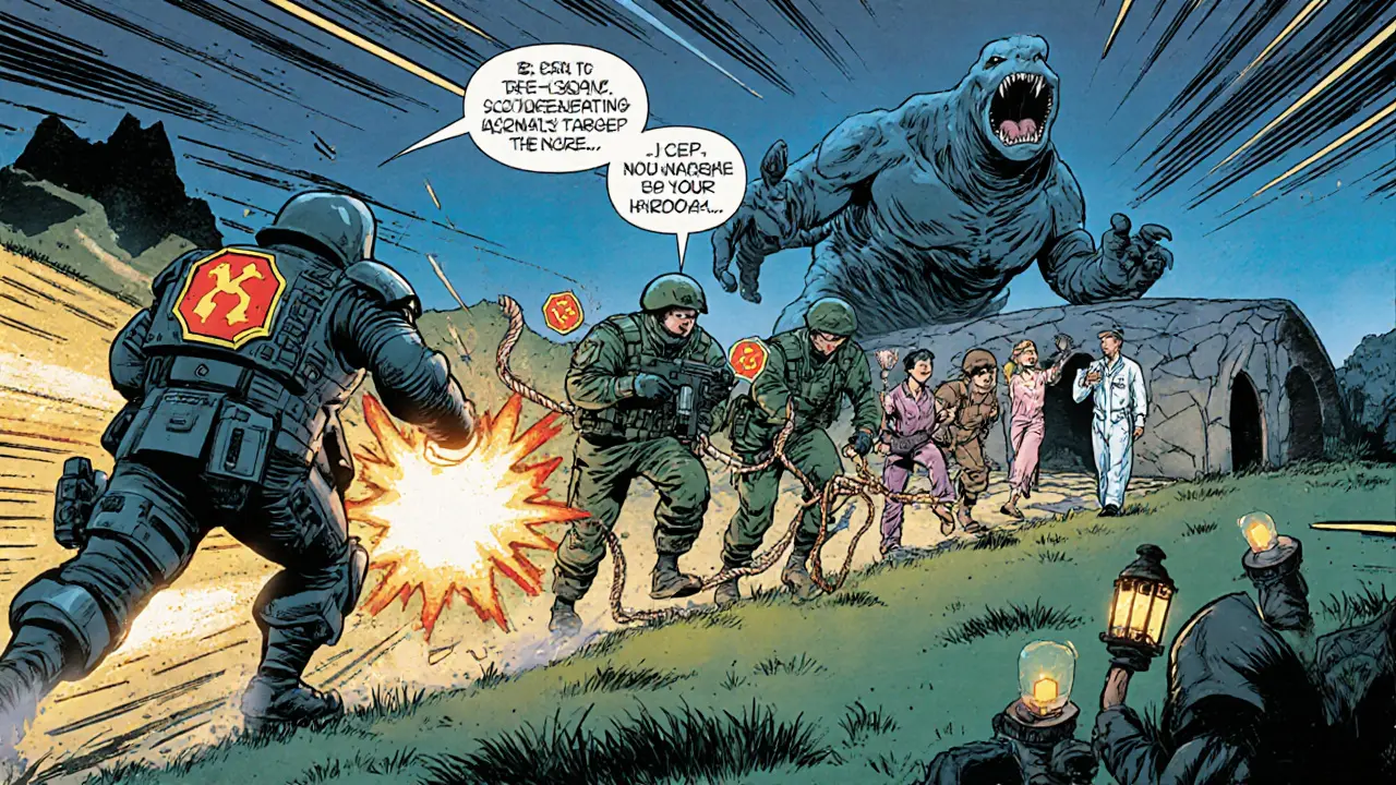 Tři terapie jako rozdílné jednotky na bojišti proti úzkosti, vztahům a sebezpytování.