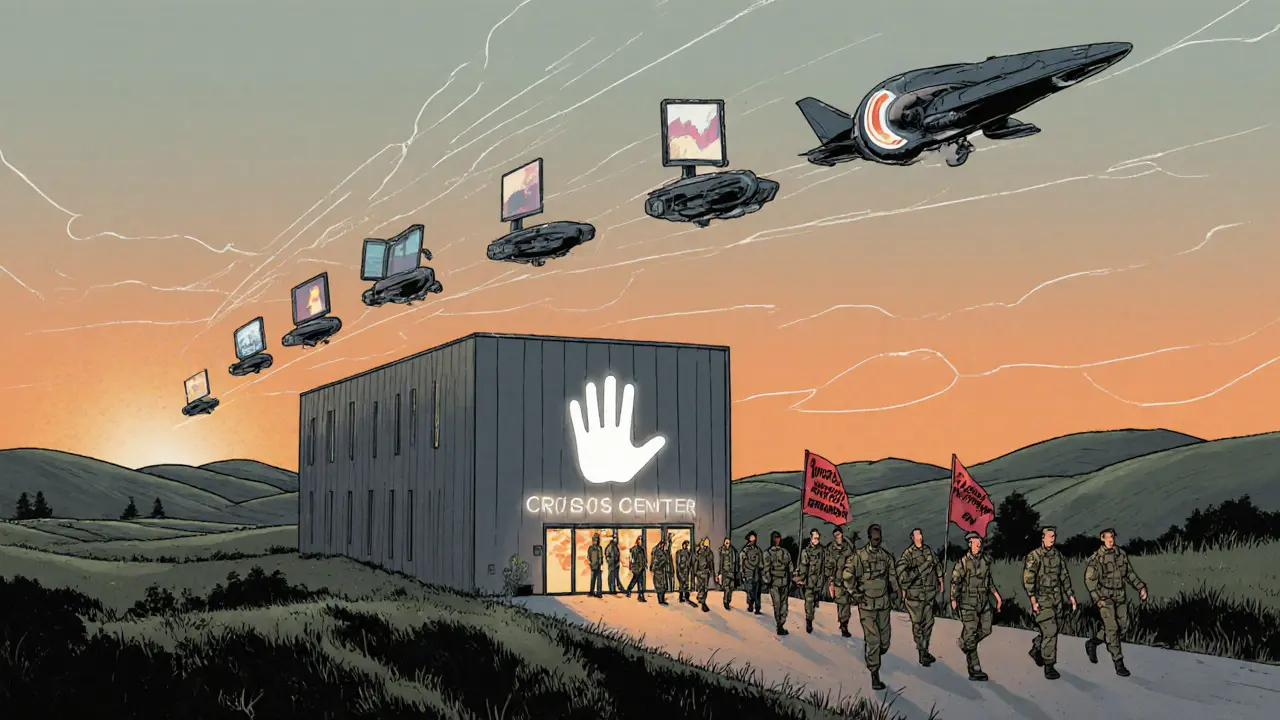 Nové krizové centrum na venkově, digitální podpora a tým připravený pomoci.