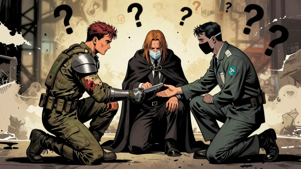 Tři terapeuti s různými přístupy klání se o pomoc jednomu klientovi, který vybírá důvěru.