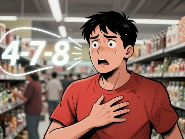 Krizové zvládání úzkosti: Dech, uzemnění a kontakt v akutní tísni