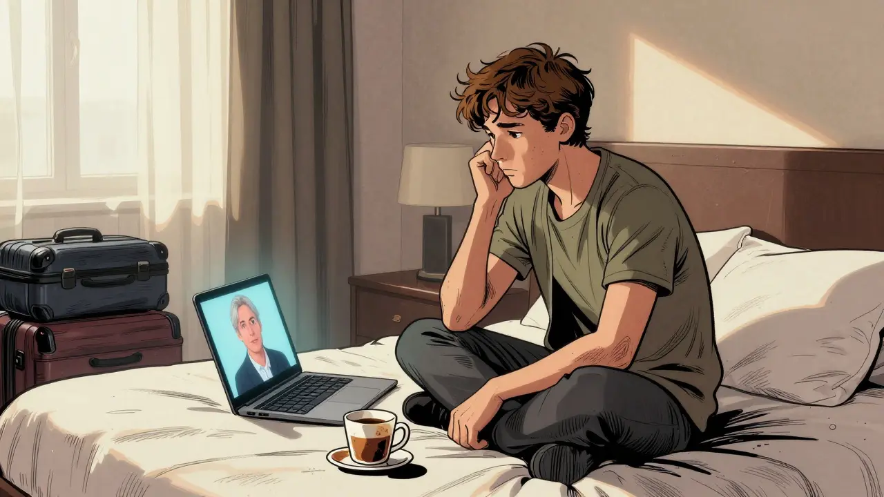 Online terapie při cestování a práci na dálku: Jak udržet psychickou stabilitu bez ohledu na místo