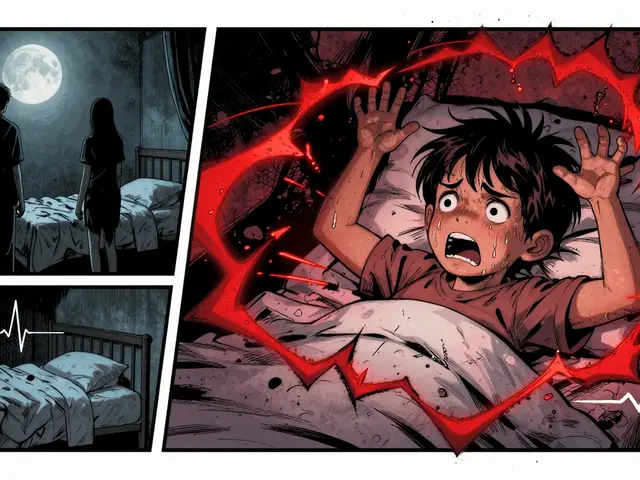 Noční děsy a noční můry u dětí: Jak terapeuticky pomoci se spánkem