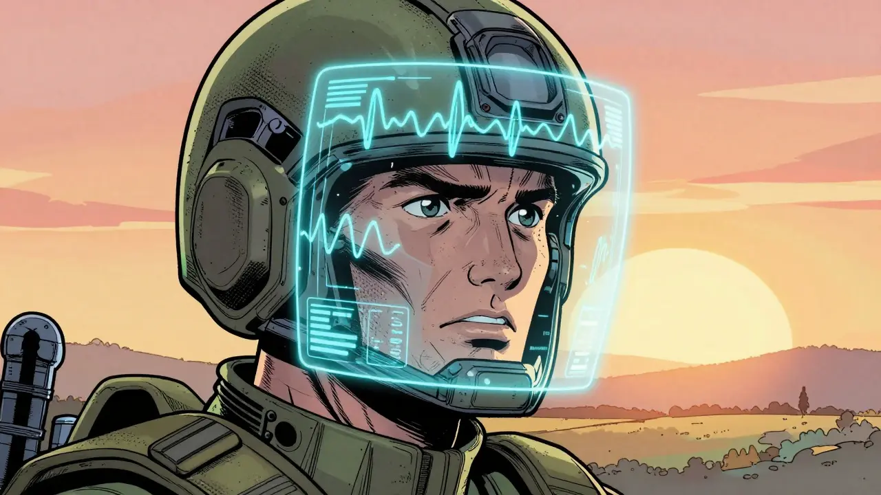 Holografická analýza emocí pomocí AI v rámci moderní online terapie.